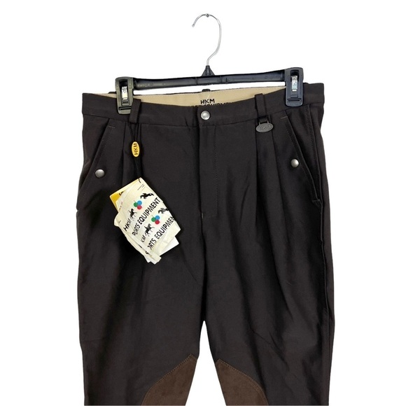NWT HKM Sport Equipment Riding Horse‎ Equestrian Pants Brown Size 48 EU - Picture 2 of 10